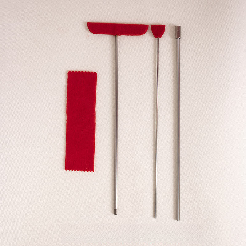 Grand Piano Soundboard Cleaning Kit - 304 Stainless Steel Tools Set (Red Handles)