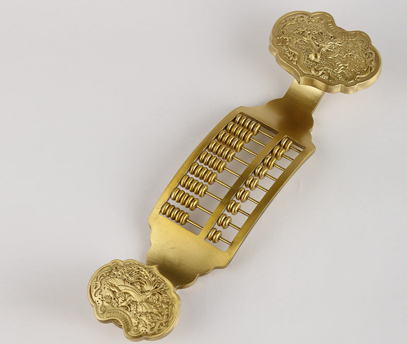 A Traditional and Unique Abacus Home Decor Piece - Symbolic Dragon and Phoenix Design