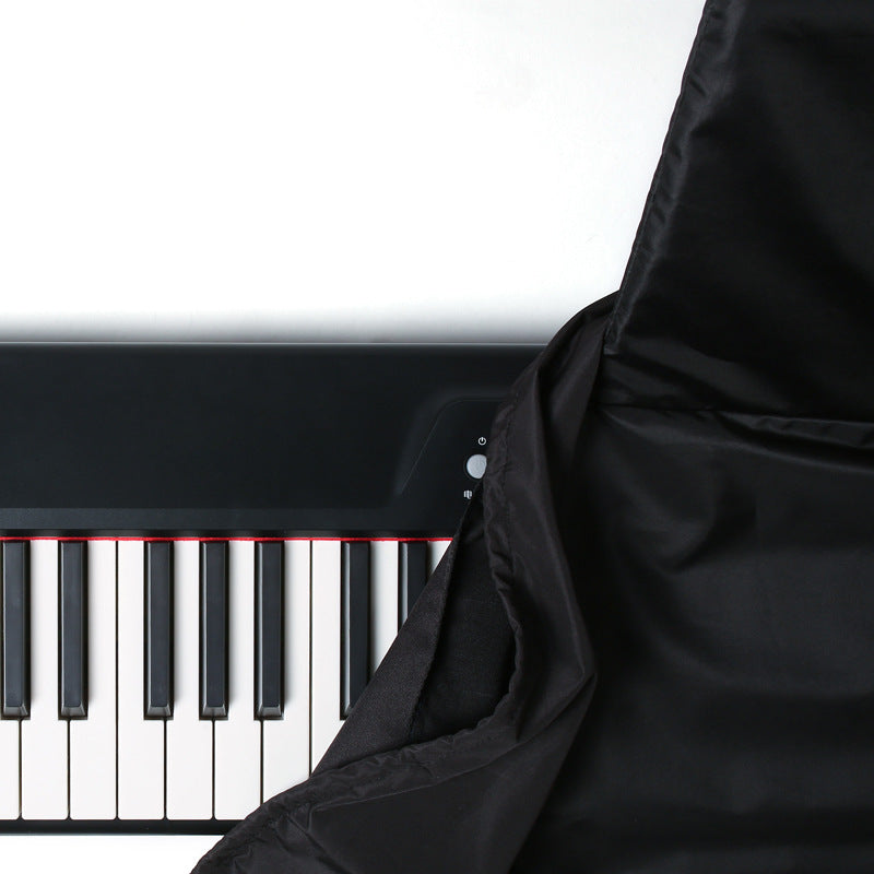 88-Key Digital Piano Cover with Drawstring - Dust Protection for Yamaha & Other Keyboards (Main Cover 134x44x19cm + Music Stand Cover 54x25cm)
