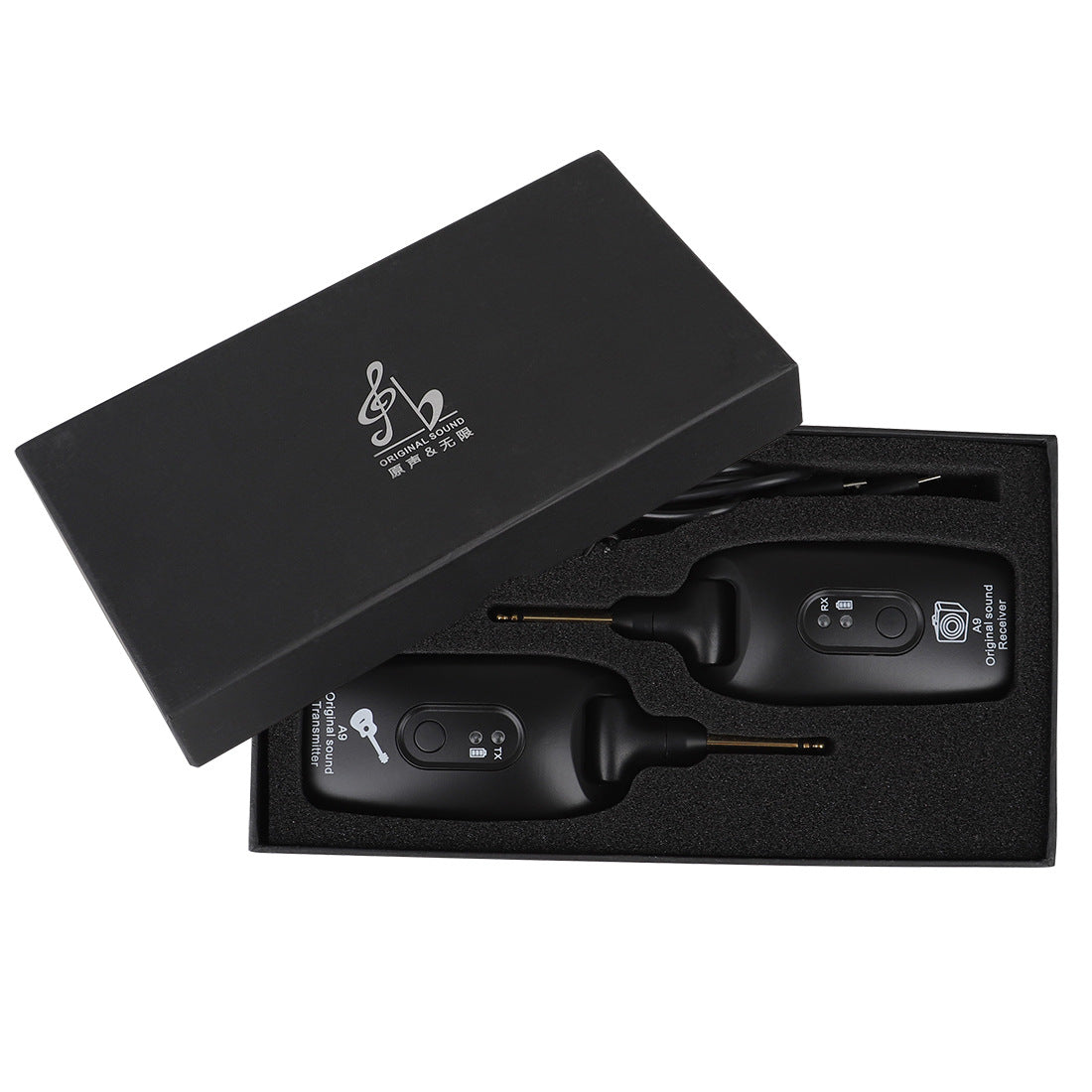 A9 Wireless Instrument Transmitter & Receiver - Rotatable Design with Stable Signal Transmission