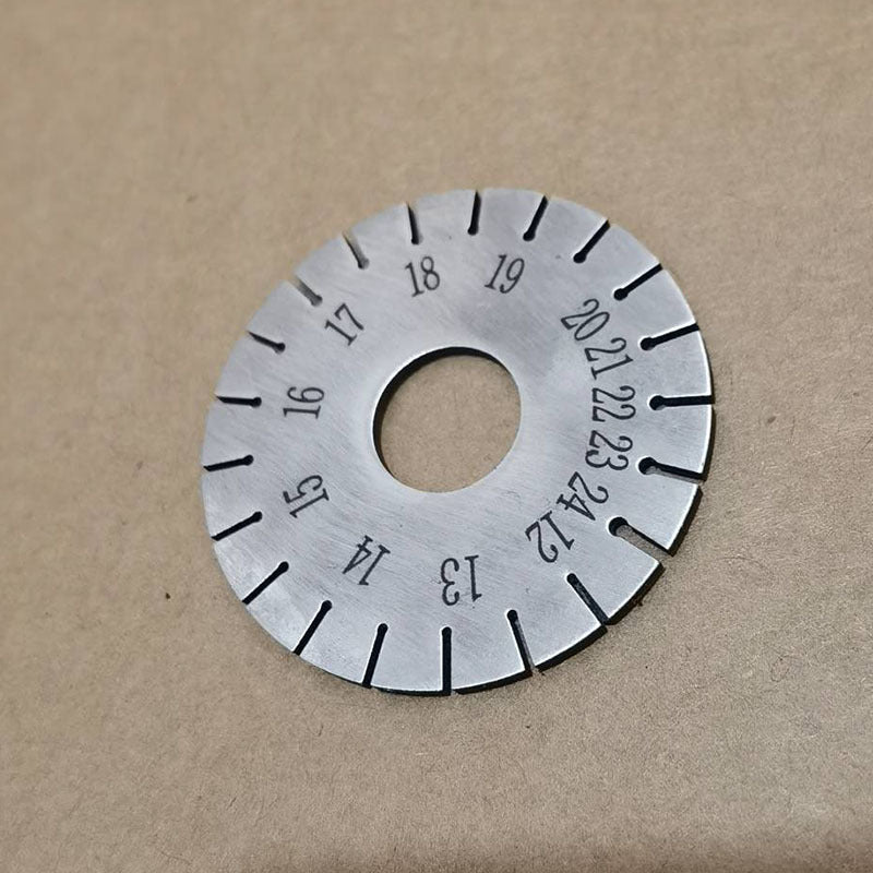 Piano String Measuring Gauge - Stainless Steel Tool 15g (41mm OD /12mm ID)