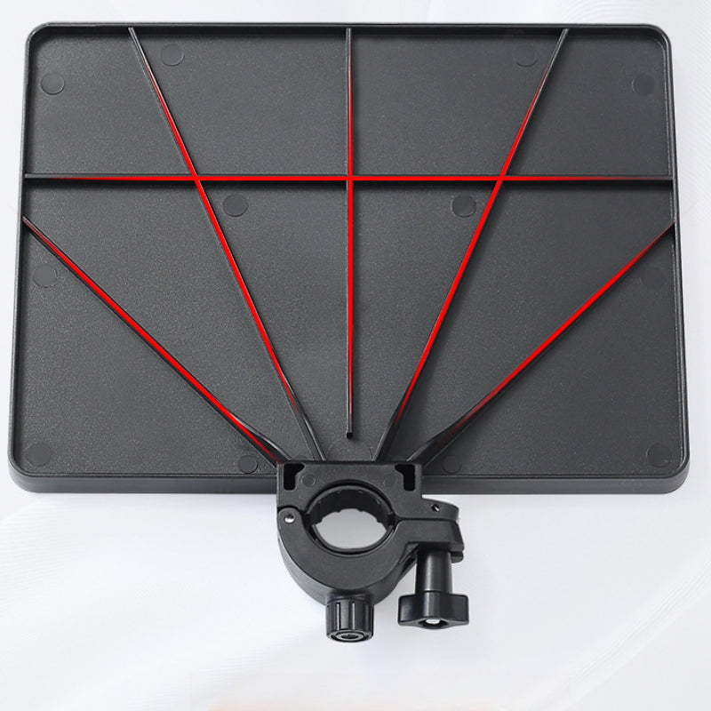 Adjustable Music Stand Tray - ABS Sheet Music Holder with Dual Lock (Small: 22x16.5cm / Large: 27x20.4cm, 3kg Capacity)
