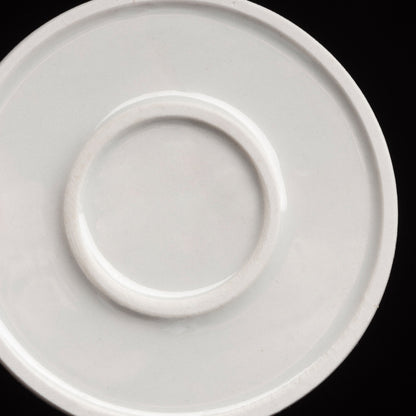Blue and White Porcelain Coaster - Ceramic Tea Cup Mat for Hot Drinks (8.5cm Diameter)