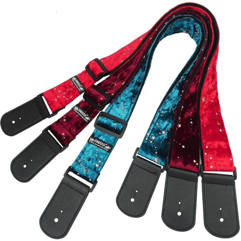 Unique Cartoon Guitar Strap for Classical, Folk, Acoustic, Electric Guitars and Basses