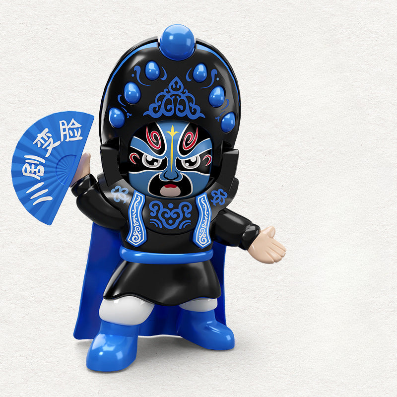Sichuan Opera Face-Changing Doll – Creative Beijing Opera Mask Figurine, Unique Gift