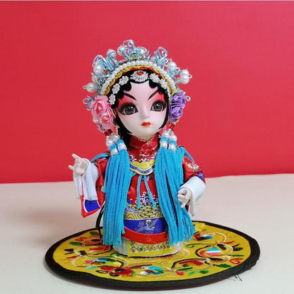 Creative Kunqu Opera Doll - Chinese Opera Face Mask Collectible, Perfect for Home Décor and Gifts