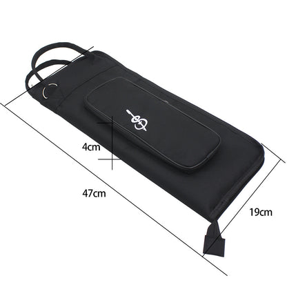 Drumstick Bag - Padded Drumstick Holder for Drummers - Durable and Protective