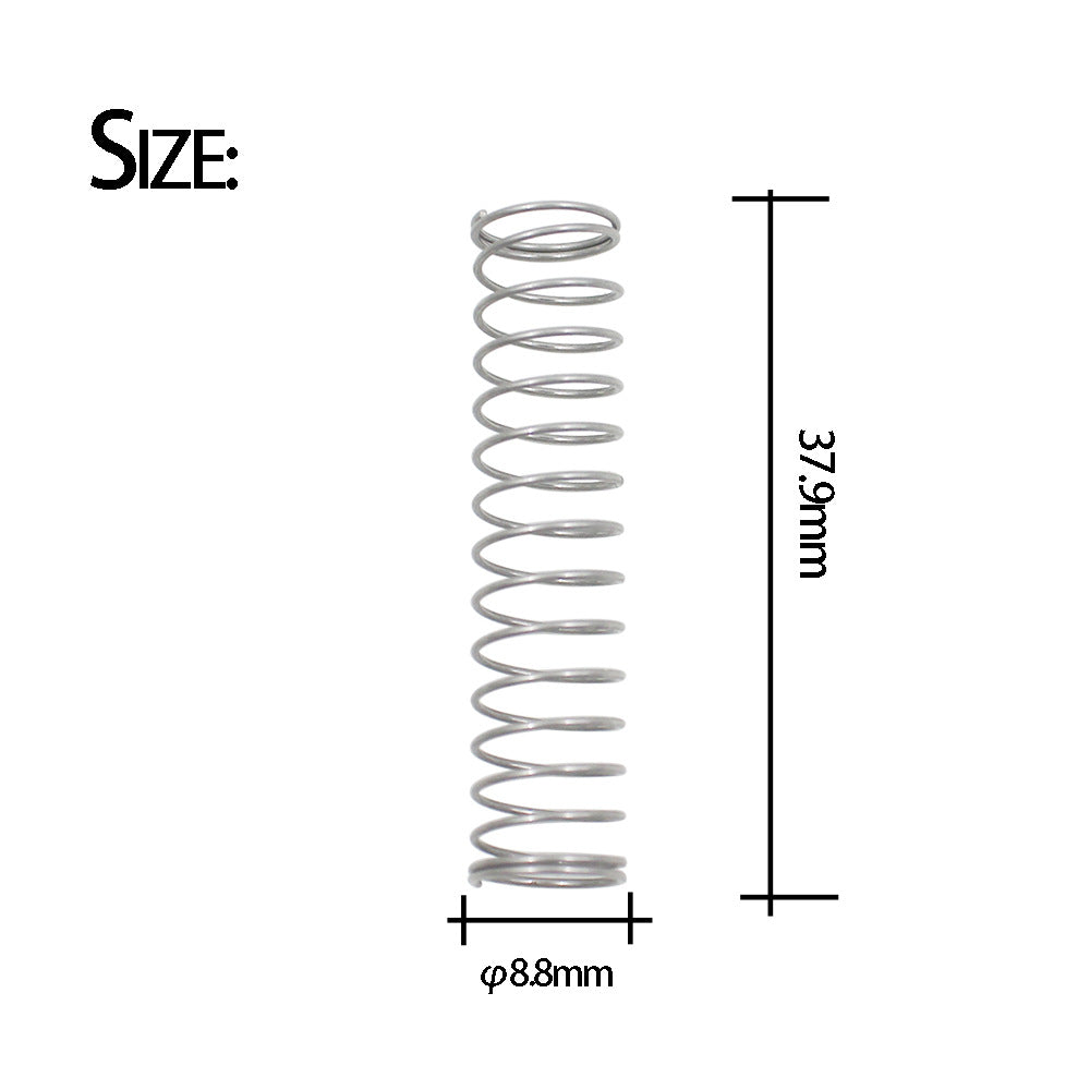 ND29 Trumpet Valve Springs - 3-Pack Silver Steel Springs for Trumpet Maintenance