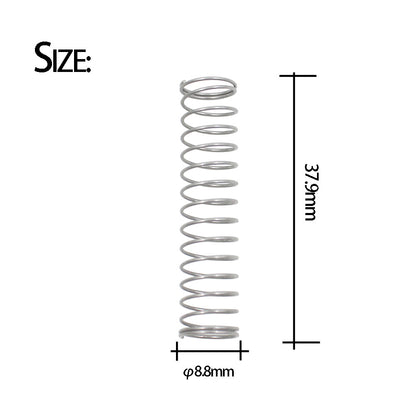 ND29 Trumpet Valve Springs - 3-Pack Silver Steel Springs for Trumpet Maintenance