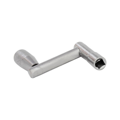Z-Shaped Portable Drum Key - Silver Drum Tuning Wrench for Drum Kits and Snares