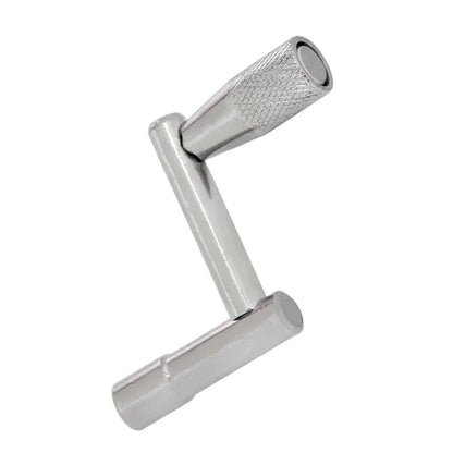 Z-Shaped Portable Drum Key - Silver Drum Tuning Wrench for Drum Kits and Snares