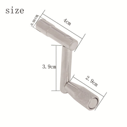 Z-Shaped Portable Drum Key - Silver Drum Tuning Wrench for Drum Kits and Snares
