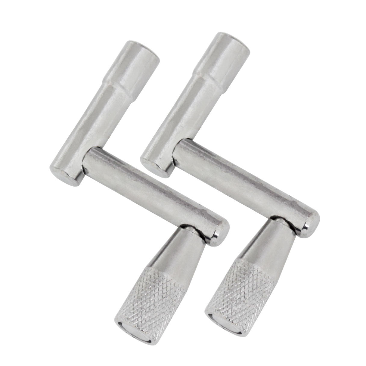 Z-Shaped Portable Drum Key - Silver Drum Tuning Wrench for Drum Kits and Snares