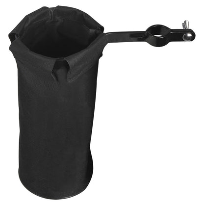 Oxford Fabric Drum Stick Holder – Metal Clamp & Rust-Proof Design, Portable Water-Resistant Stick Tube (Black)