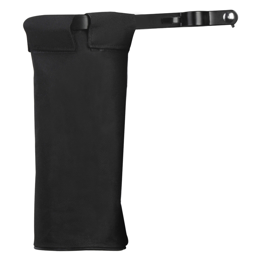 Oxford Fabric Drum Stick Holder – Metal Clamp & Rust-Proof Design, Portable Water-Resistant Stick Tube (Black)