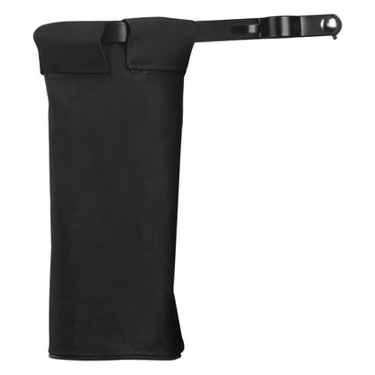 Oxford Fabric Drum Stick Holder – Metal Clamp & Rust-Proof Design, Portable Water-Resistant Stick Tube (Black)