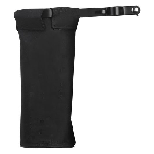 Oxford Fabric Drum Stick Holder – Metal Clamp & Rust-Proof Design, Portable Water-Resistant Stick Tube (Black)
