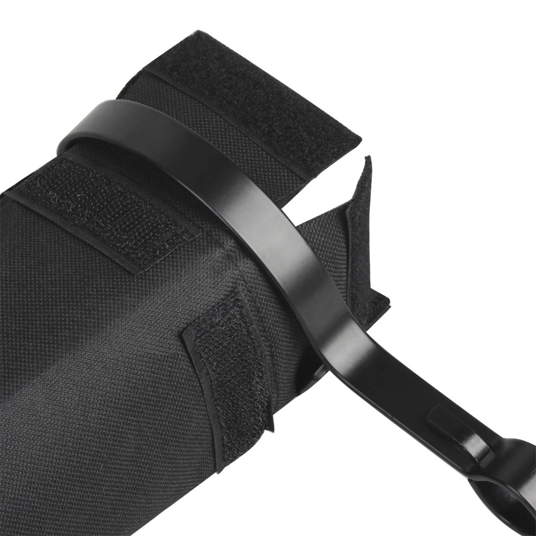 Oxford Fabric Drum Stick Holder – Metal Clamp & Rust-Proof Design, Portable Water-Resistant Stick Tube (Black)