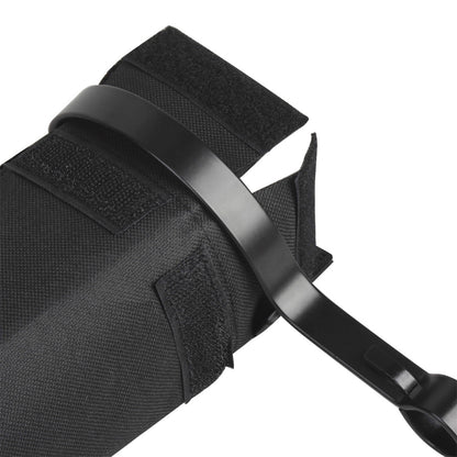 Oxford Fabric Drum Stick Holder – Metal Clamp & Rust-Proof Design, Portable Water-Resistant Stick Tube (Black)