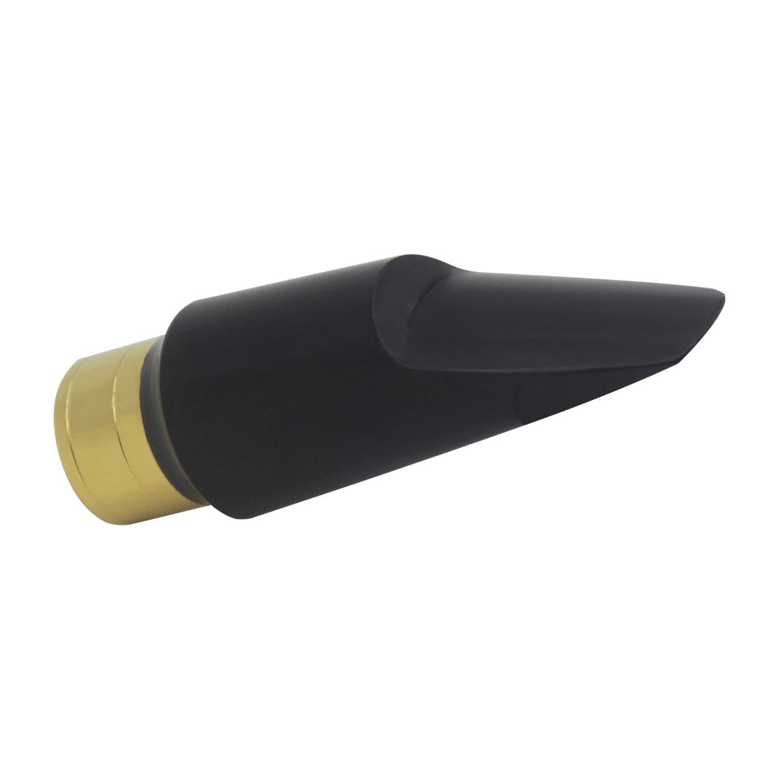 Professional Alto Saxophone Mouthpiece ABS+Metal Hybrid - Black & Gold Air-Tight Design for Precision Sound Control