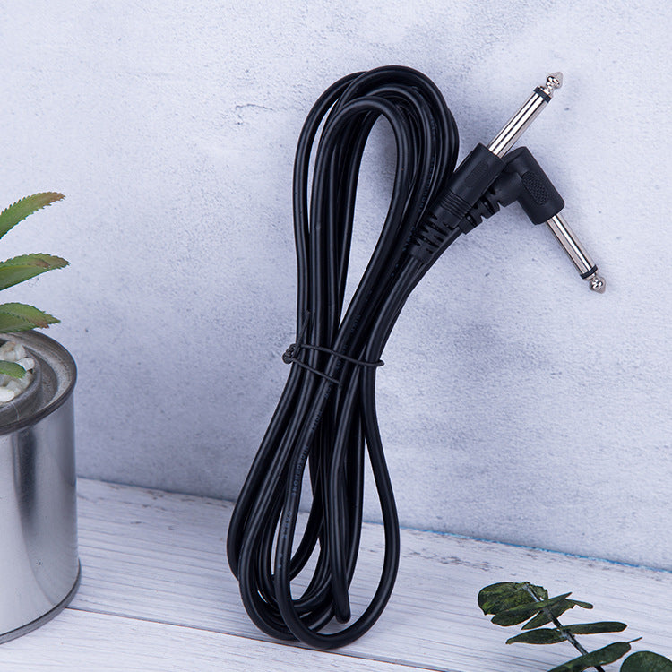 6.35mm Guitar Cable - Shielded Instrument Cable for Acoustic/Electric Guitars & Bass (OFC Core, Metal-Braided)