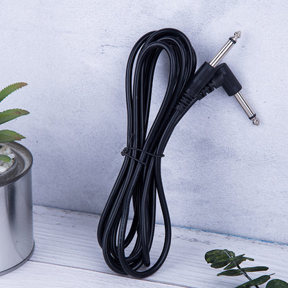 6.35mm Guitar Cable - Shielded Instrument Cable for Acoustic/Electric Guitars & Bass (OFC Core, Metal-Braided)