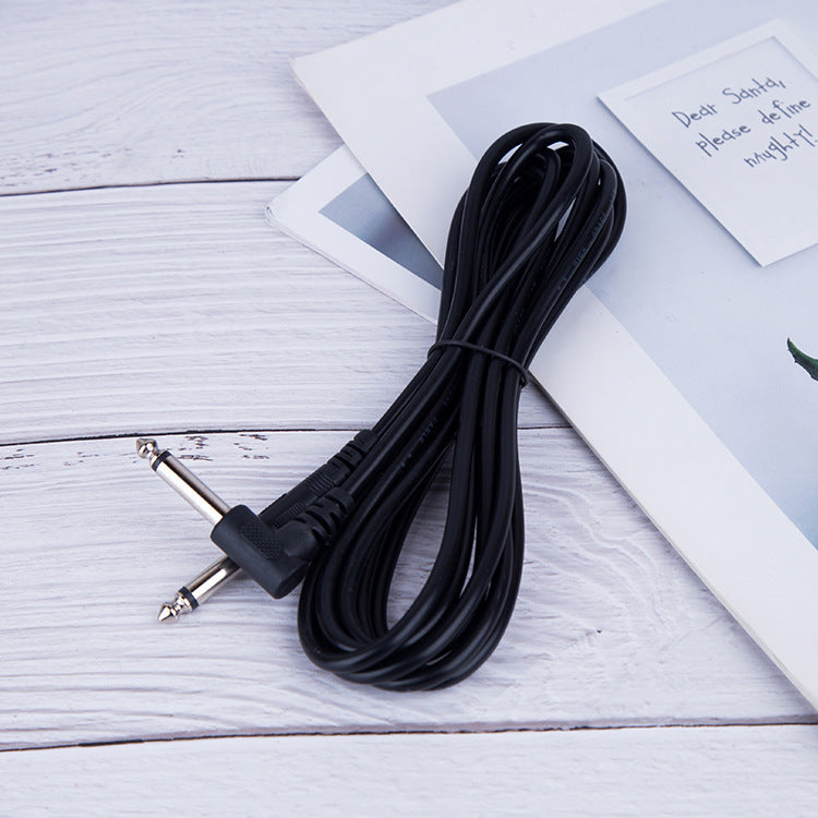 6.35mm Guitar Cable - Shielded Instrument Cable for Acoustic/Electric Guitars & Bass (OFC Core, Metal-Braided)