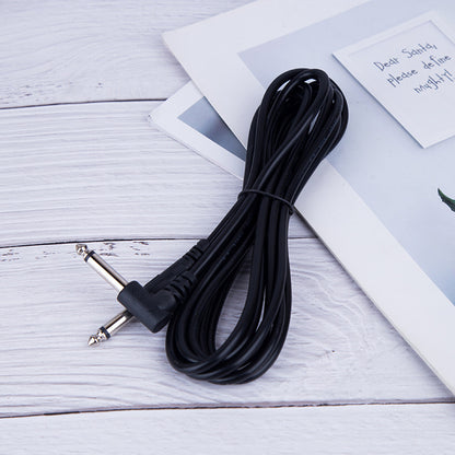 6.35mm Guitar Cable - Shielded Instrument Cable for Acoustic/Electric Guitars & Bass (OFC Core, Metal-Braided)