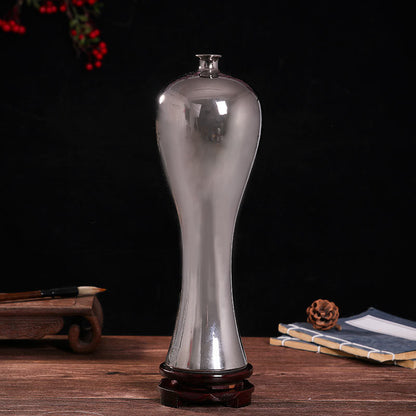 Jingdezhen Ceramic Vase - Hand-Painted Blue & White Porcelain Decor (31cm Height, Underglaze Design)