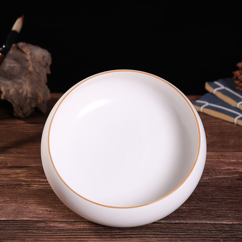 Large Blue-and-White Ceramic Multi-Use Bowl - Hand-Painted Under Glaze Design for Ashtray/Tea Wash/Cup Cleaning (Jingdezhen Porcelain)