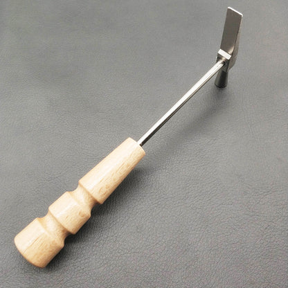Kalimba Tuning Hammer - Solid Wood & Stainless Steel Mini Repair Tool for Thumb Piano