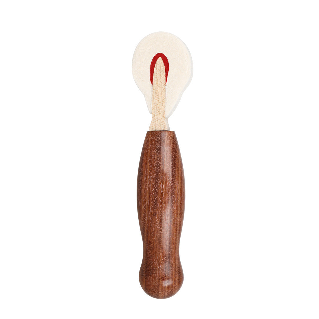 Professional Piano Tuning Hammer Set – Rosewood Handle with Felt Tip (White & Red, Non-Marring Design)