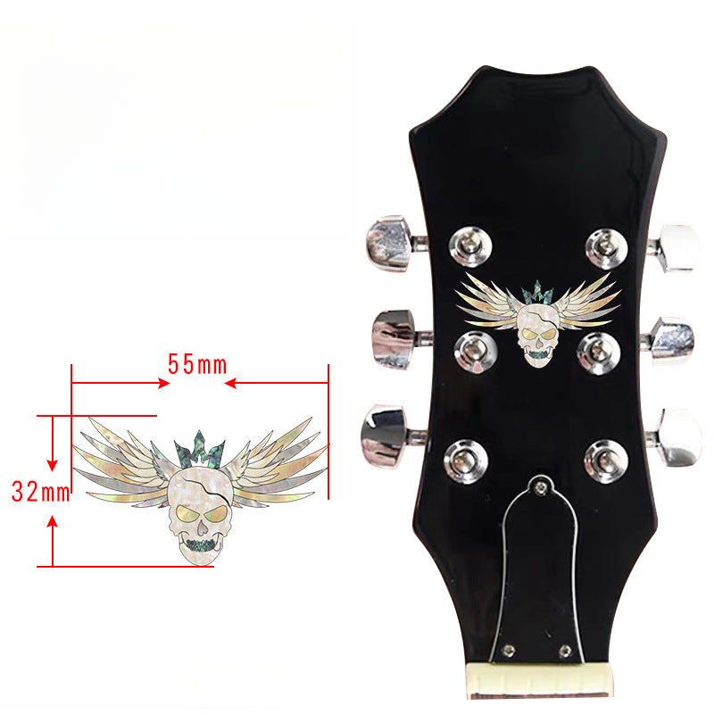 Acoustic & Electric Guitar Headstick Stickers – Stylish PVC Decals for Personalization