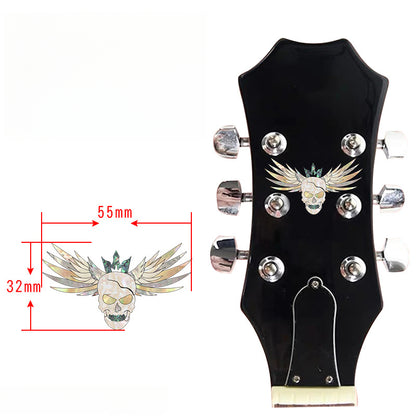 Acoustic & Electric Guitar Headstick Stickers – Stylish PVC Decals for Personalization