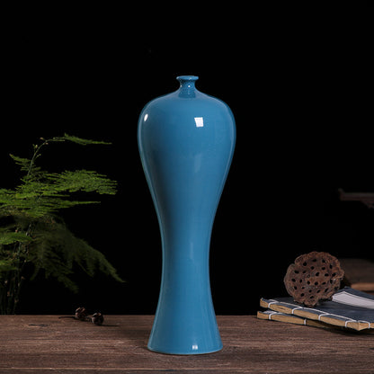 Jingdezhen Ceramic Vase - Hand-Painted Blue & White Porcelain Decor (31cm Height, Underglaze Design)