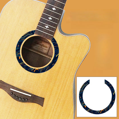 Decorate Your Acoustic Guitar with Trendy Soundhole Stickers and Floral Hole Ring Decals