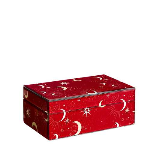Sun, Moon & Stars Jewelry Box - Unique Tarot-Themed Jewelry Organizer, Stylish Storage Box
