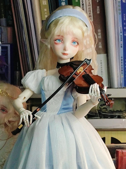 Violin Model, Wood Violin for Decoration with Stand and Case, Miniature Dollhouse, Model Home Decoration and Gift