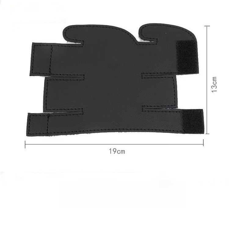 Bb Trumpet Valve Guard - Leather Protection Pad for Trumpet Pistons (19x13cm, Sweat & Wear Prevention)