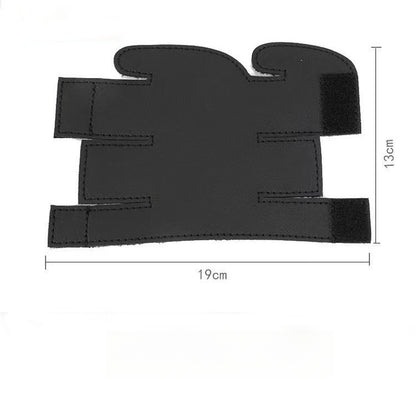 Bb Trumpet Valve Guard - Leather Protection Pad for Trumpet Pistons (19x13cm, Sweat & Wear Prevention)