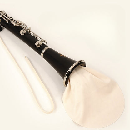 Saxophone/Flute/Clarinet Cleaning Swab - Microfiber Pull-Through with Weighted End (Soft, Absorbent, Non-Shedding)