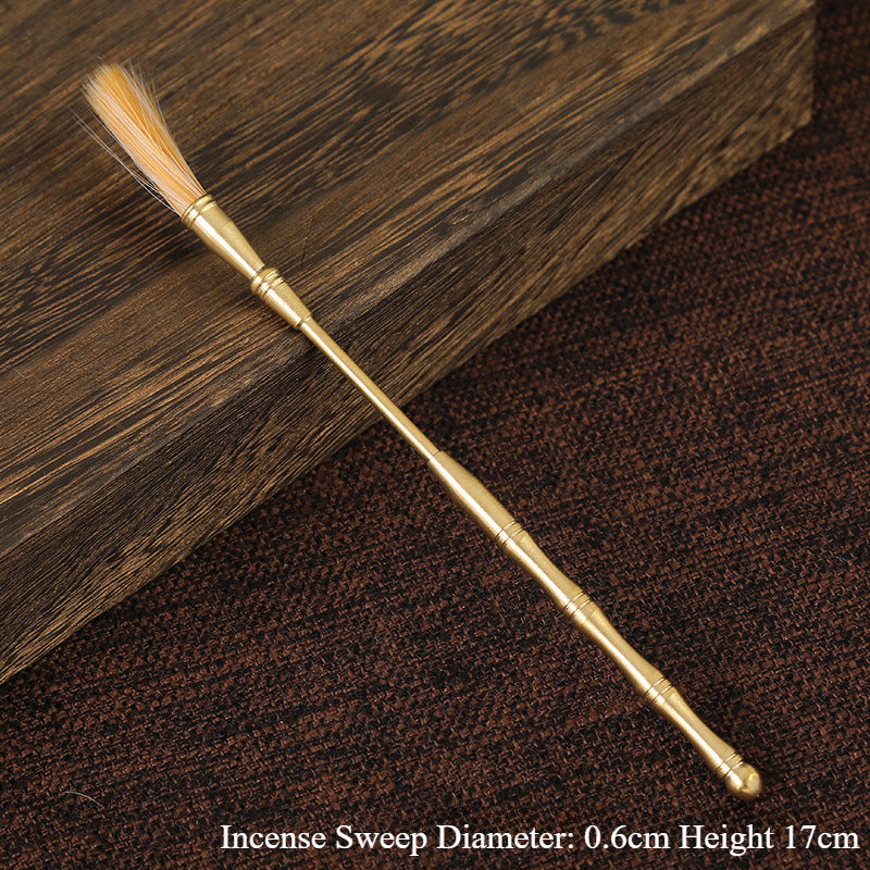 5-Piece Brass Incense Set – Essential Tools for Incense Pressing, Ash Cleaning & Rituals