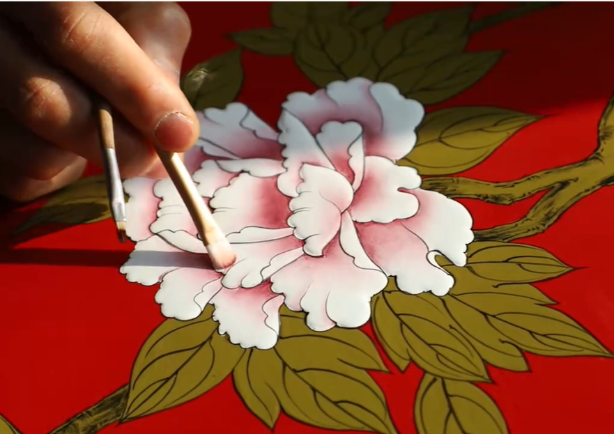 Lacquerware Jewelry Box, Handmade Storage Box for China's Intangible Cultural Heritage, Vintage Solid Wood Jewelry Box