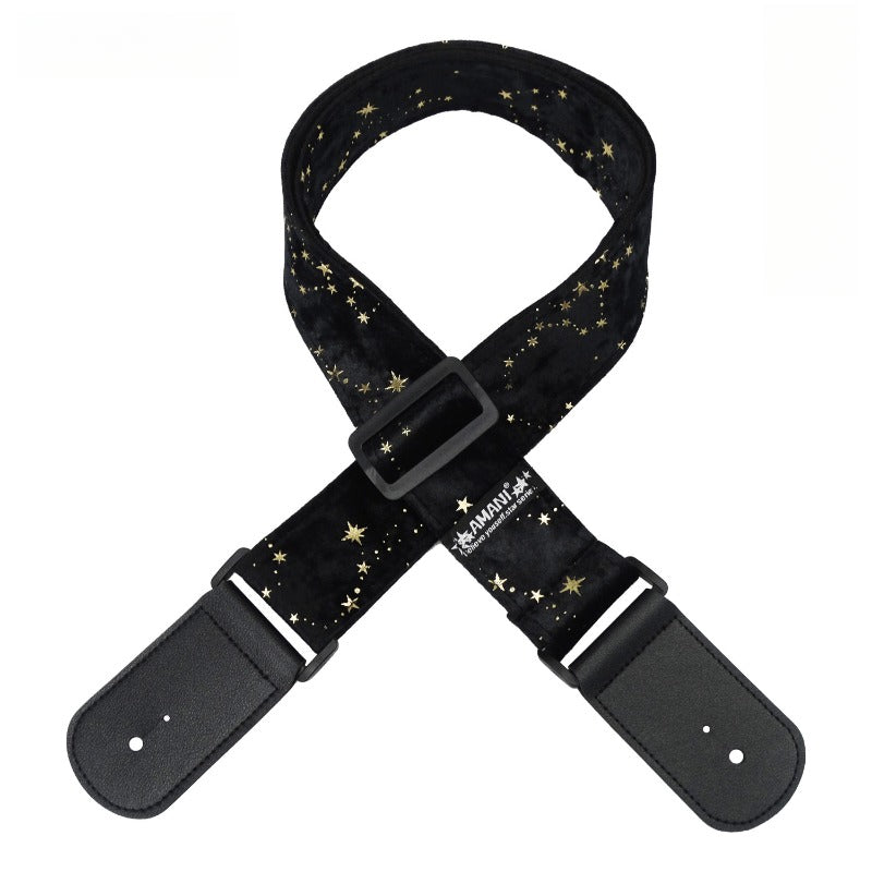 Unique Cartoon Guitar Strap for Classical, Folk, Acoustic, Electric Guitars and Basses
