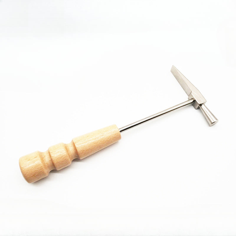 Kalimba Tuning Hammer - Solid Wood & Stainless Steel Mini Repair Tool for Thumb Piano
