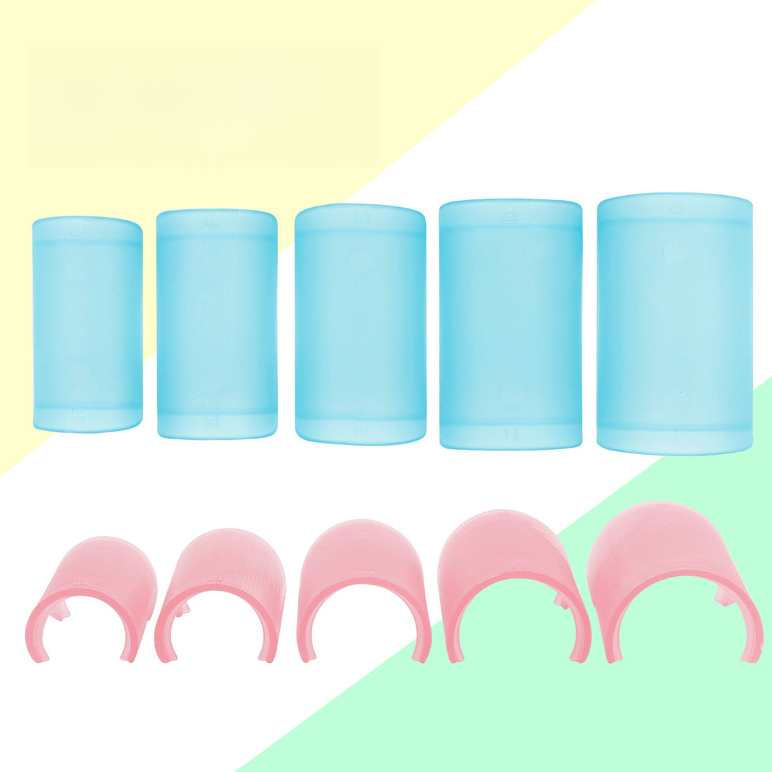 ABS Flute Film Protector 5-Piece Set (Keys C/G/E/F/D) - Multi-Color Detachable Guard with Pitch Markers, Eco-Friendly Flute Accessories