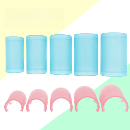 ABS Flute Film Protector 5-Piece Set (Keys C/G/E/F/D) - Multi-Color Detachable Guard with Pitch Markers, Eco-Friendly Flute Accessories