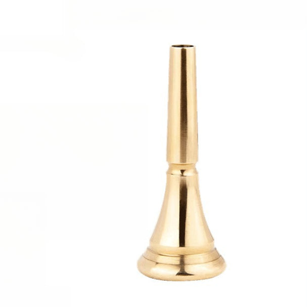 French Horn Mouthpiece - Silver-Plated Brass Professional Mouthpiece (65mm Length, 6mm Shank)