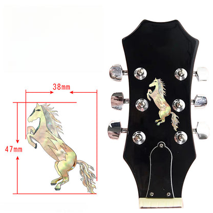 Acoustic & Electric Guitar Headstick Stickers – Stylish PVC Decals for Personalization