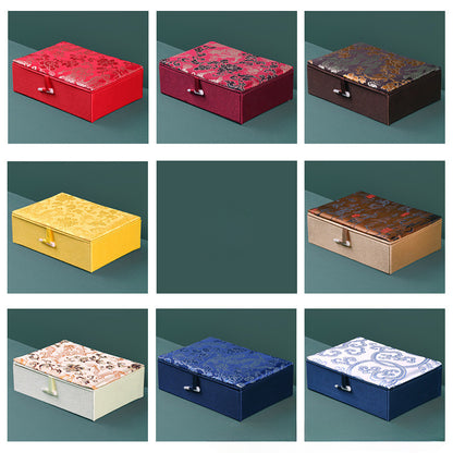 Elegant Brocade Bead Box and Bracelet Organizer